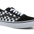 Giày Sneaker Vans Checkerboard Black Stripe Trắng Đen Big Size