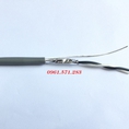 Cáp tín hiệu 22awg 2 lõi vặn xoắn có lớp chống nhiễu kép