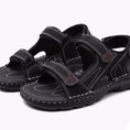 Giày sandal châu âu olist màu đen thời trang big size men