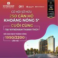 Đầu Tư Tài Chính vừa là Đầu Tư Sức Khỏe Wyndham Thanh Thủy