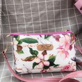 Túi đeo chéo handmade vải canvas Nhật hoa mai hồng