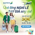 Bamboo Airways khuyến mãi vé từ 30 dịp lễ 30.4 1.5