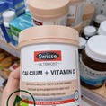Swisse Canxi Vitamin D Bổ sung canxi cho cơ thể