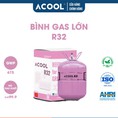 gas lạnh máy lạnh điều hòa Gas lạnh ACOOL R32 bình 10 kg gas dành cho máy lạnh, điều hòa, hệ thống lạnh