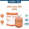 gas lạnh, máy lạnh, điều hòa Gas lạnh ACOOL R290 bình 5 Kg