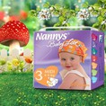 Tã dán Nannys Midi Size M 50 miếng cho bé 4kg 9kg