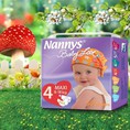 Tã dán Châu Âu Nannys Maxi L 50 8 18kg 50 Miếng/Bịch Chính Hãng