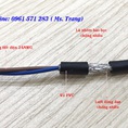 Cáp tín hiệu 2x24awg có bọc chống nhiễu hai lớp
