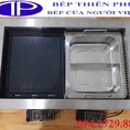 bếp lẩu nướng 2in1 âm bàn cao cấp cho nhà hàng