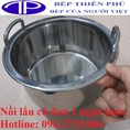 nồi lẩu cô đơn inox tròn d185 cho nhà hàng