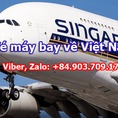 Vé máy bay từ Malaysia về Việt Nam của Singapore Airlines giá rẻ