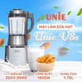 Máy làm sữa hạt Unie V8S đa năng Hàng Chính Hãng, giá tốt