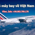 Vé máy bay từ Châu Âu về Việt Nam giá rẻ