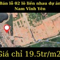 CỰC SỐC: Bán lỗ 2 lô liền nhau Nam Vĩnh Yên giá chỉ 19,5tr/m2, dt 85m2