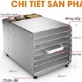 Tủ sấy thực phẩm gia đình 6 khay