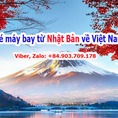 Cập nhật vé máy bay từ Nhật Bản về Việt Nam mới nhất