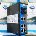 IES618 2F: Switch công nghiệp Quản Lý 6 10/100M RJ45 2 cổng Quang tốc độ 100M