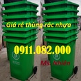 Sỉ lẻ thùng rác 120 lít 240 lít giá rẻ tại cần thơ giảm giá thùng rác nhựa giá thấp lh 0911082000
