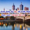 Bán vé máy bay từ Úc về Việt Nam trọn gói