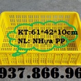 Thùng nhựa HS 010, sọt nhựa đựng hàng nông sản, bán sọt nhựa rỗng số lượng lớn