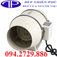 Quạt thông gió nối ống D100 hút mùi dành cho nhà hàng giá rẻ