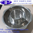 Cung cấp nồi lẩu 3 ngăn cho nhà hàng bằng inox giá rẻ