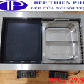 Bếp lẩu nướng 2 trong 1 âm bàn dành cho nhà hàng giá rẻ