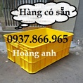 Thùng nhựa đặc sóng nhựa bít , khay nhựa công nghiệp, sóng nhựa bít HS017, khay nhựa cao 25cm