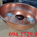 Chao đèn ống hút mùi cho bếp nướng than âm bàn nhà hàng