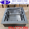 Nồi lẩu tự nâng Trung Hoa dành cho bếp nướng âm bàn