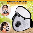 Mặt nạ chống giọt bắn bằng vải 5 lớp 3A Khẩu trang che mặt chắn gió bụi hiệu quả