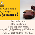 Tuyển sinh văn bằng 2 Luật