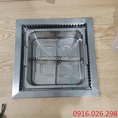Cung cấp bộ nồi lẩu inox vuông âm bàn cho nhà hàng quán ăn