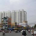 Cho thuê căn hộ chung cư 203 Nguyễn Trãi Q1.60m,2PN,đầy đủ nội thất.Giá 10tr/th