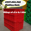Thùng cơ khí sếp chồng, thùng nhựa đặc, thùng nhựa cao 31
