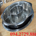 Cung cấp bếp lẩu 3 ngăn tròn âm bàn 3000w giá rẻ tại Bắc Ninh
