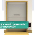 Kích thước thang máy tải thực phẩm tải trọng 100kg đến 250kg
