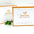 Mẫu túi giấy spa ĐẸP SÁNG TẠO.