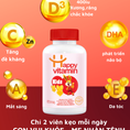 CTKM Mua 1 tặng 1 kẹo dẻo happy vitamin kids