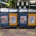 Bán thùng rác inox 3 ngăn giá tốt giao hàng toàn quốc