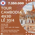 Tour Cambodia 4 ngày 3 đêm cao cấp