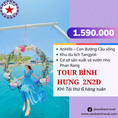 Tour đảo Bình Hưng 2 ngày 2 đêm