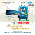 Mua vé sớm ưu đãi 15% chặng quốc tế Vietnam Airlines.