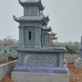 Tổng hợp 55 mẫu mộ đá đẹp hai mái nguyên khối chế tác tại Ninh Bình.