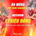 Ăn mừng cúp vàng Seagames đội tuyển quốc gia Việt Nam, Hanoi Office giảm sốc duy nhất hôm nay: giảm lên tới 1 triệu đồng
