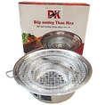 Bếp nướng than hoa lắp âm bàn thương hiệu DK, dùng cho nhà hàng, quán nướng