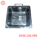 Nồi lẩu inox hai ngăn vuông cho nhà hàng quán ăn tại Hải Phòng