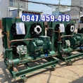 Lắp đặt hoàn thiện cụm máy nén Bitzer 12hp 4PES 12
