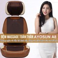 Ghế mát xa Ayosun Hàn Quốc: giúp bạn giảm đau nhức mỏi cổ, gáy, lưng, mông hiệu quả tại nhà