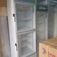 Tủ mát 2 cửa hiệu Sanaky dung tích 450L mới 95%